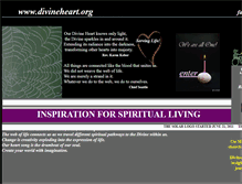 Tablet Screenshot of divineheart.org